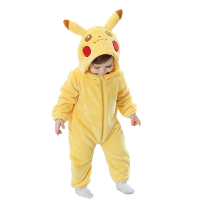 Boys Girls Squirtle Costume 0-3 Y Baby Romper Anime Pokemon Cosplay Kigurumi Blue Cute Pajama Onesie Halloween Animal Clothes