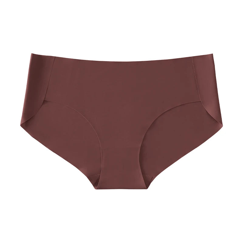 YMQJ Hot Sale Underwear Ladies Ice Silk Seamless String Panties Laser Cutting No Trace Invisible Thongs Women's Panty